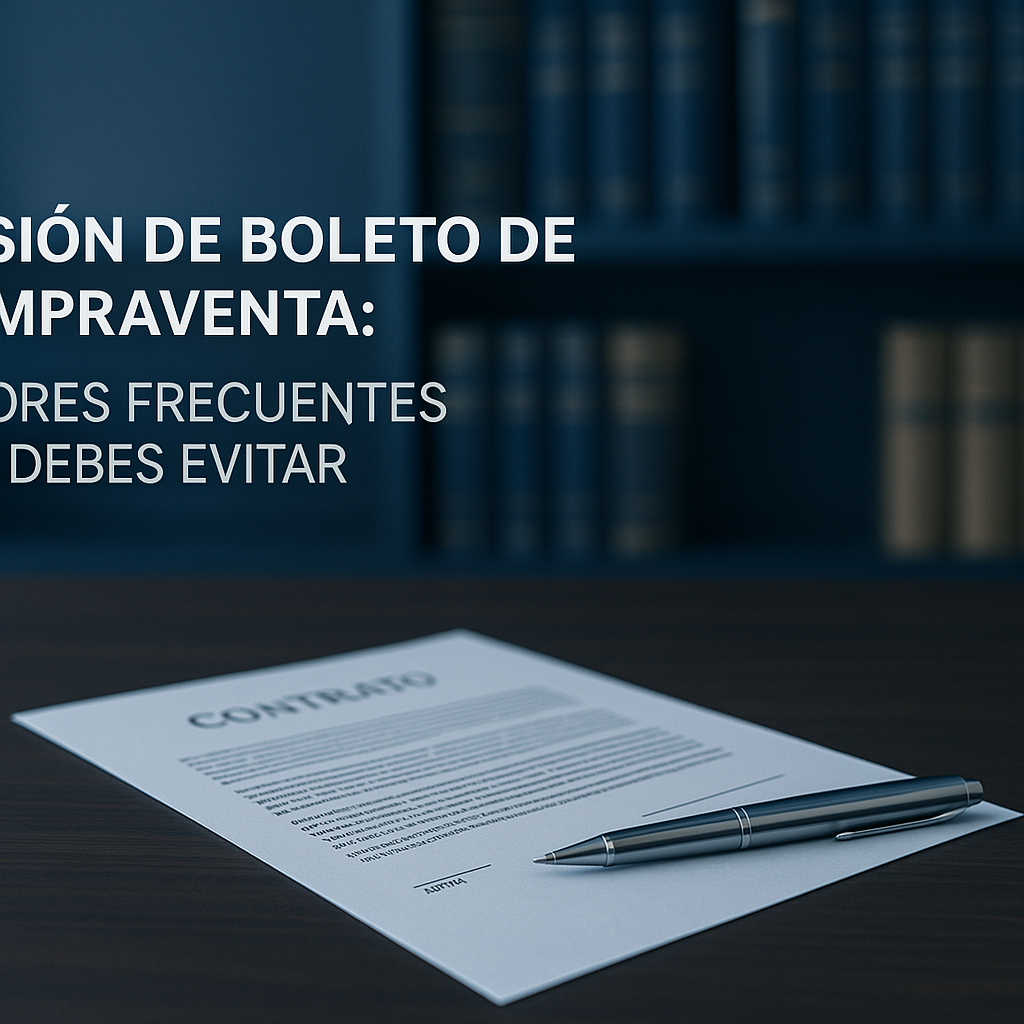 Illustration of Cesión de Boleto de Compraventa: Errores Frecuentes que Debes Evitar