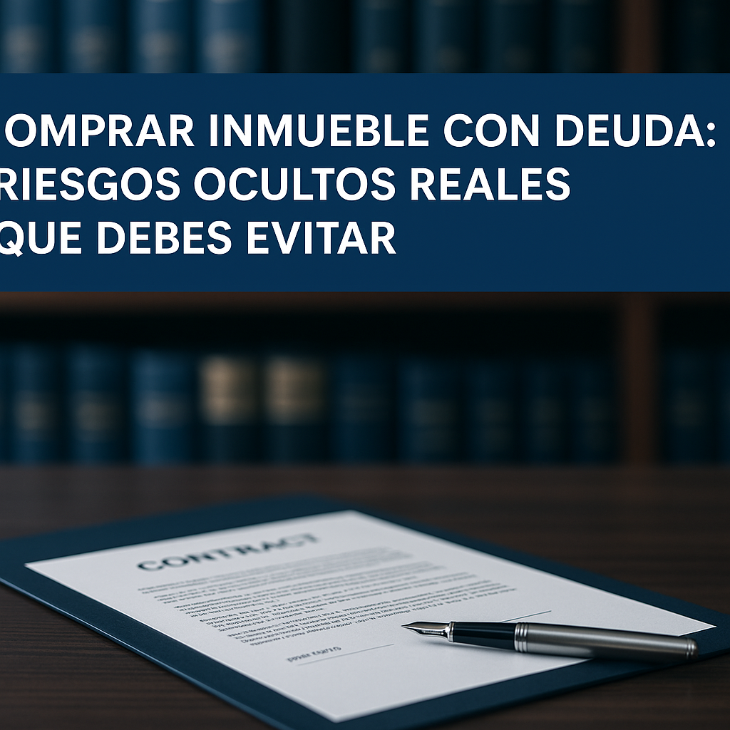 Illustration of Comprar inmueble con deuda: Riesgos ocultos reales que debes evitar